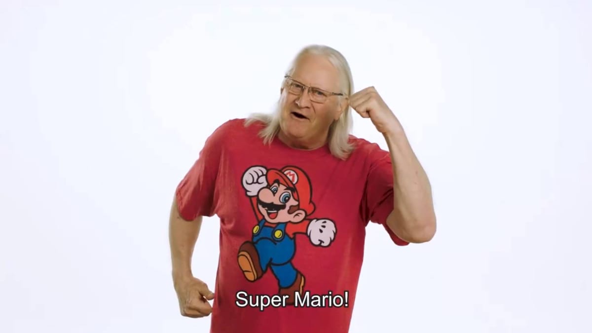 Charles Martinet Does Super Mario