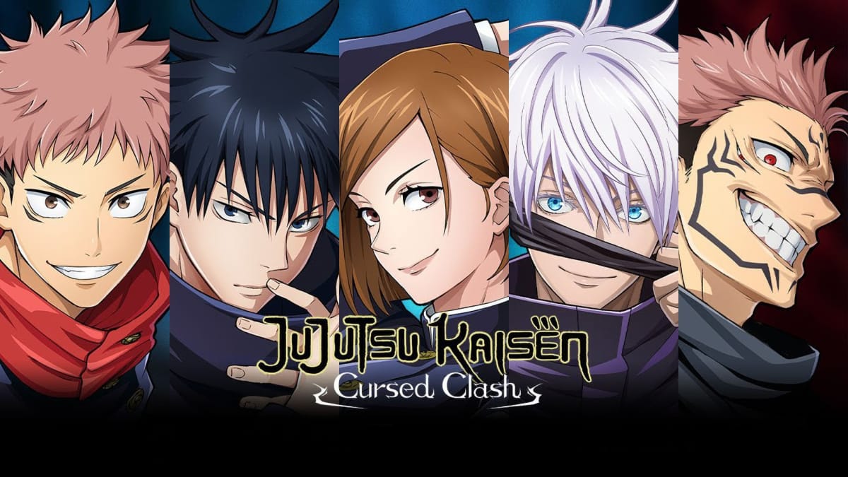 Jujutsu Kaisen Cursed Clash - Yuji Itadori, Megumi Fushiguro, Nobara Kugisaki, Satoru Gojo, and Ryomen Sukuna
