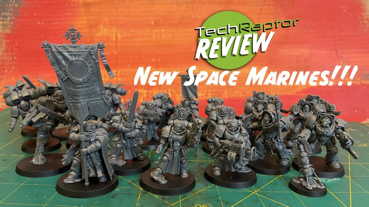 An image featuring new Warhammer 40K Fall 2023 Space Marines units.