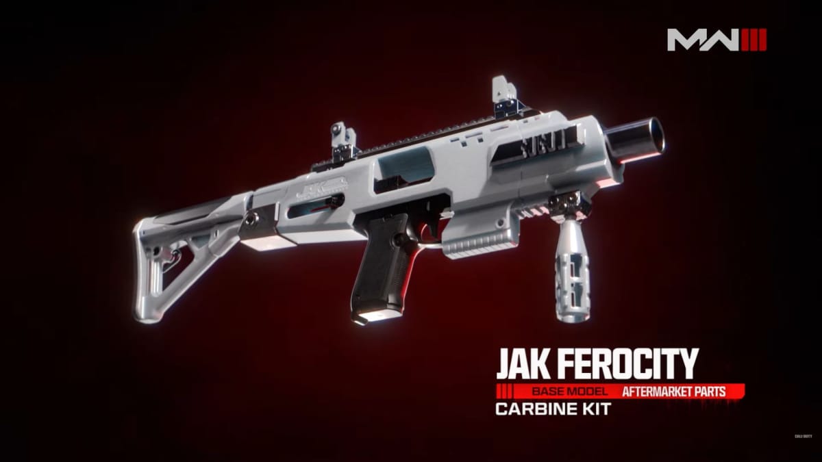 Call of Duty: Modern Warfare 3 Jak Ferocity Carbine Kit Aftermarket Part
