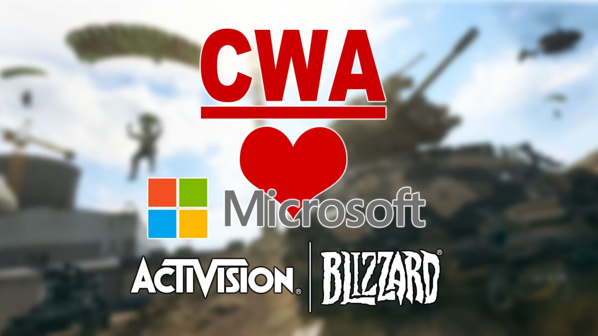 CWA Union Loves Microosft & Activision Blizzard Merger