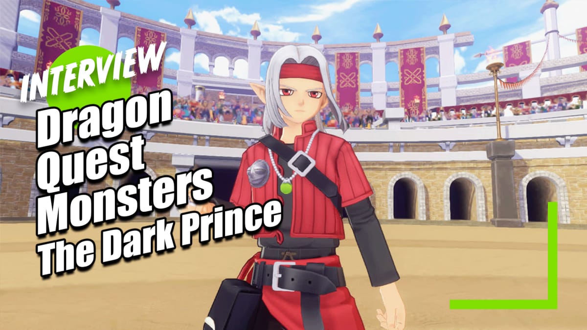 Psaro, the protagonist of Dragon Quest Monsters: The Dark Prince, stands ready in the Arena