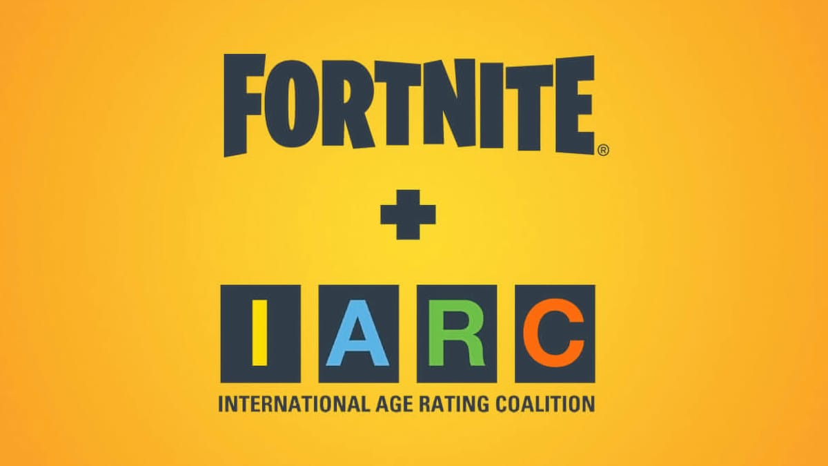 Fortnite + IARC logos