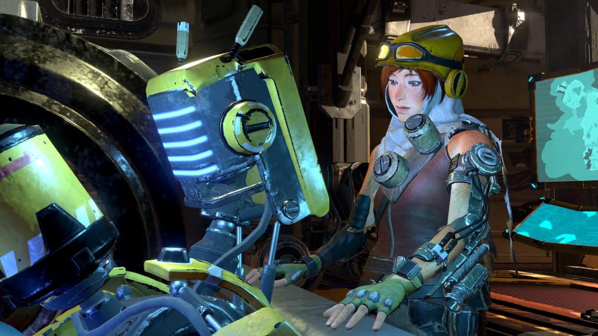 Image from the game recore with the protagonist