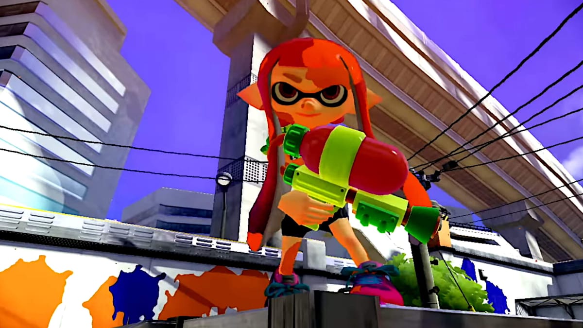 An Inkling looking at the camera confidently in Splatoon, a Wii U game, meant to mark the passing of the Wii U and 3DS online services