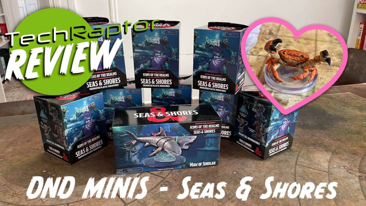 A collection of blind boxes for Wizkids Seas And Shores miniatures, including a special photo of a crab we love.