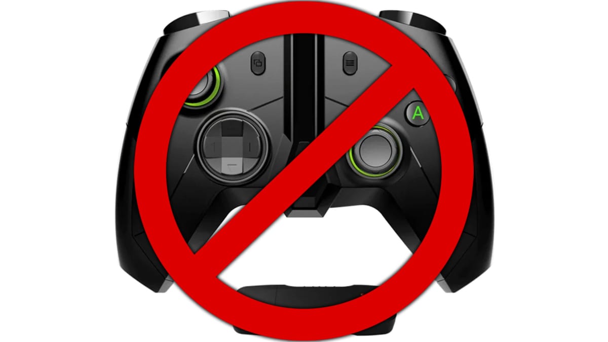 third-party Xbox controlelr with forbidden sign