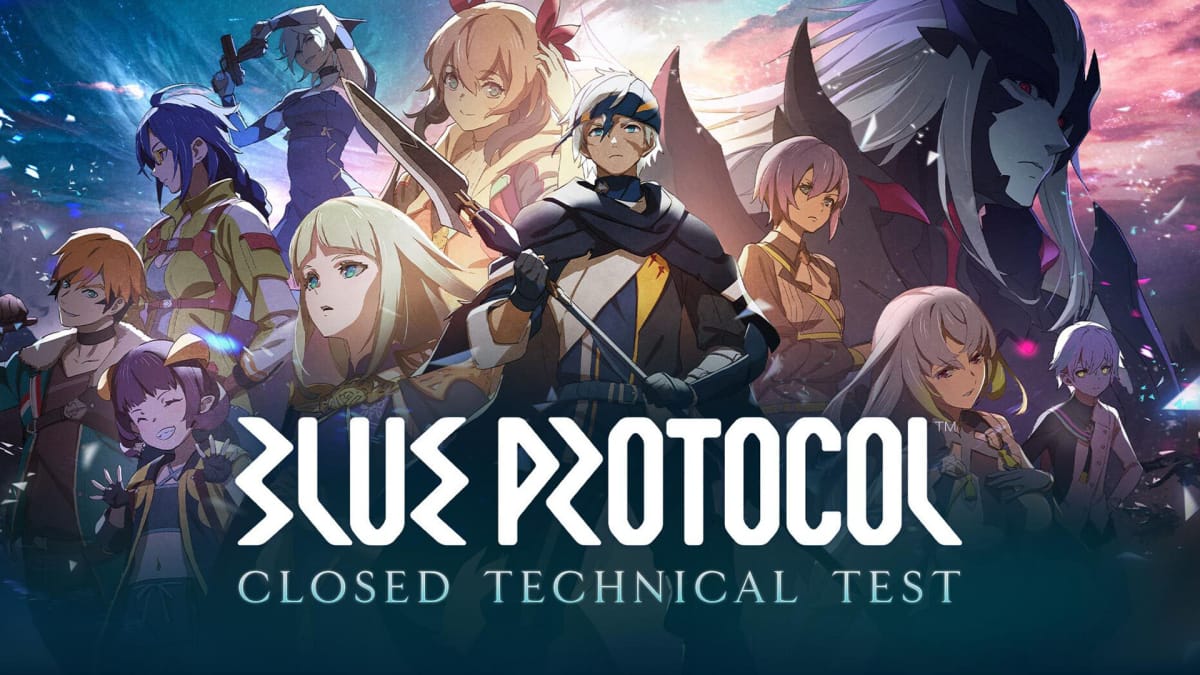 The announcement graphic of the Blue Protocol Closed technical test