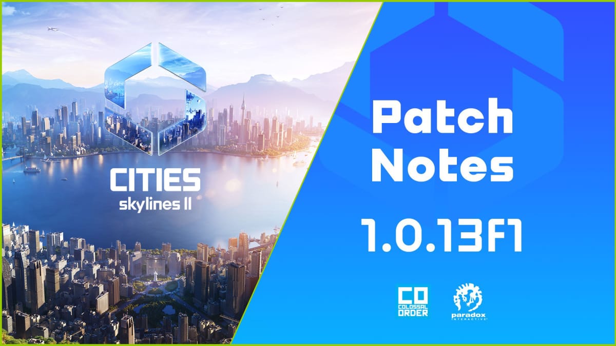 Cities: Skylines 2 Patch 1.0.13