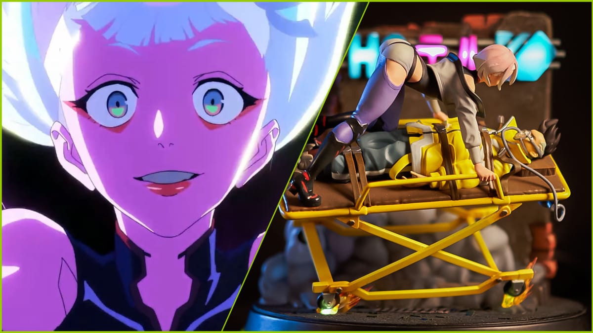 Cyberpunk Edgerunners - Ambulance Escape Diorama and Anime Picture