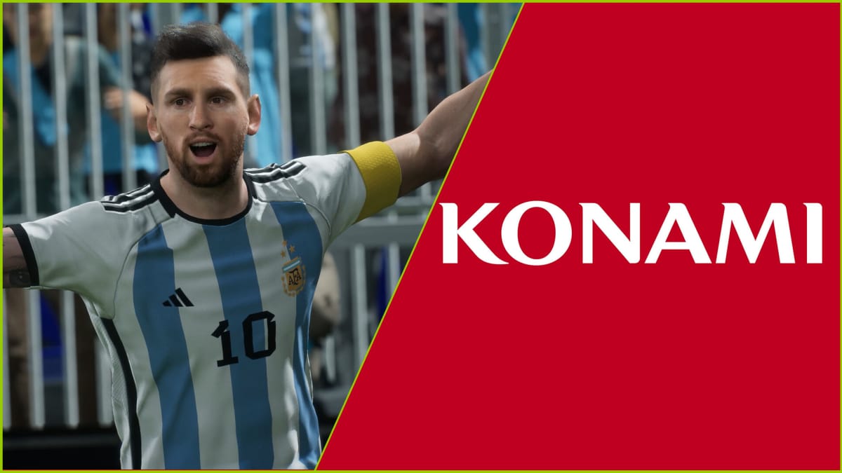 Konami Logo and eFootball 2024 screenshot