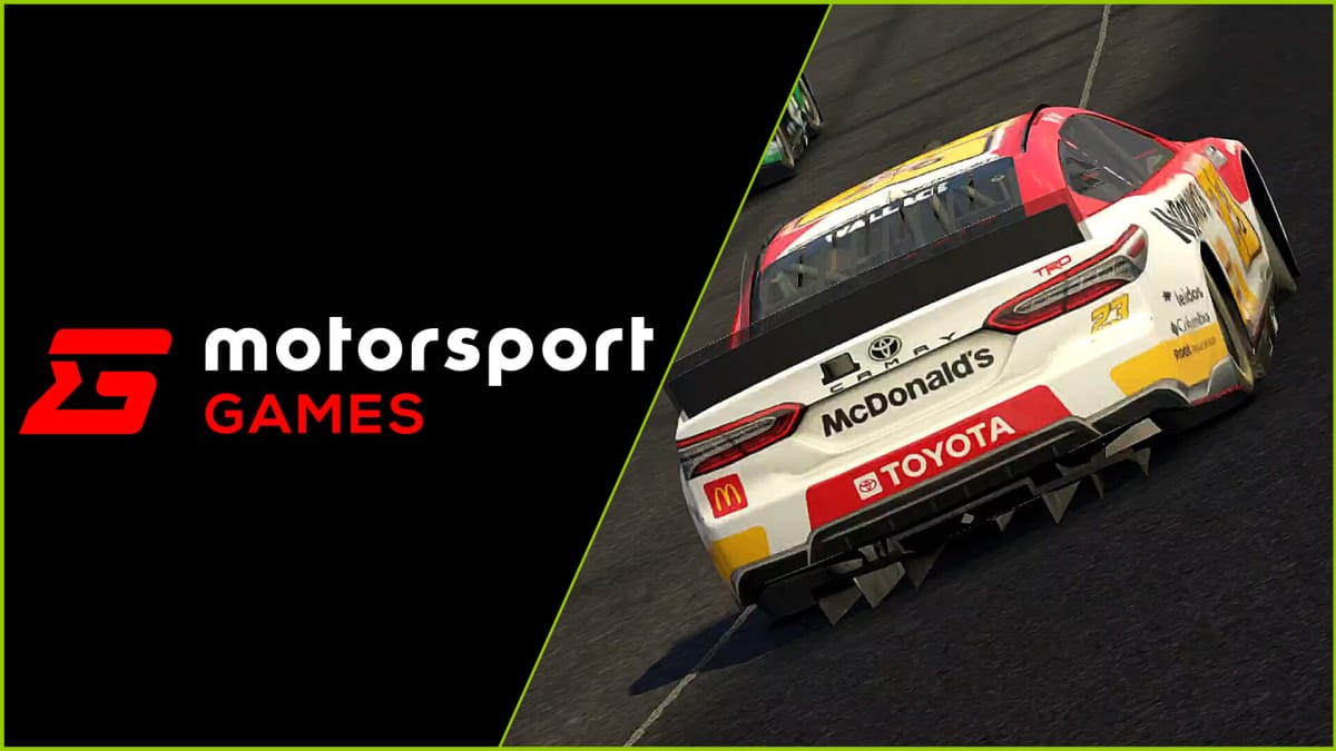 Motorsport Games Logo & Nascar Rivals Screenshot