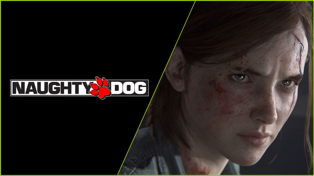 Naughty Dog Logo & Ellie from The last of Us Part II