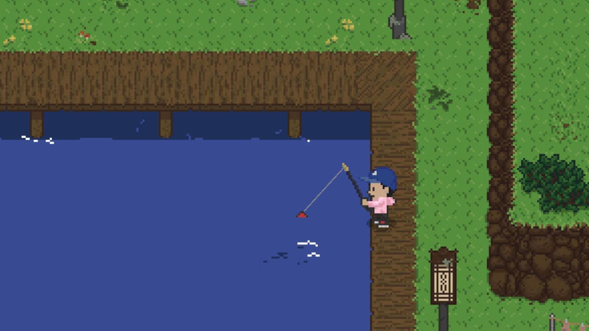 Spirittea FIshing Guide - Cover Image FIshing Off of the Docks in Town
