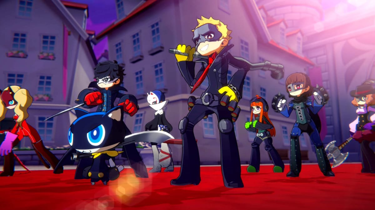 The Phantom Thieves assembled and ready to fight in Persona 5 Tactica, one of the games included as part of Xbox Game Pass November 2023 Wave 2