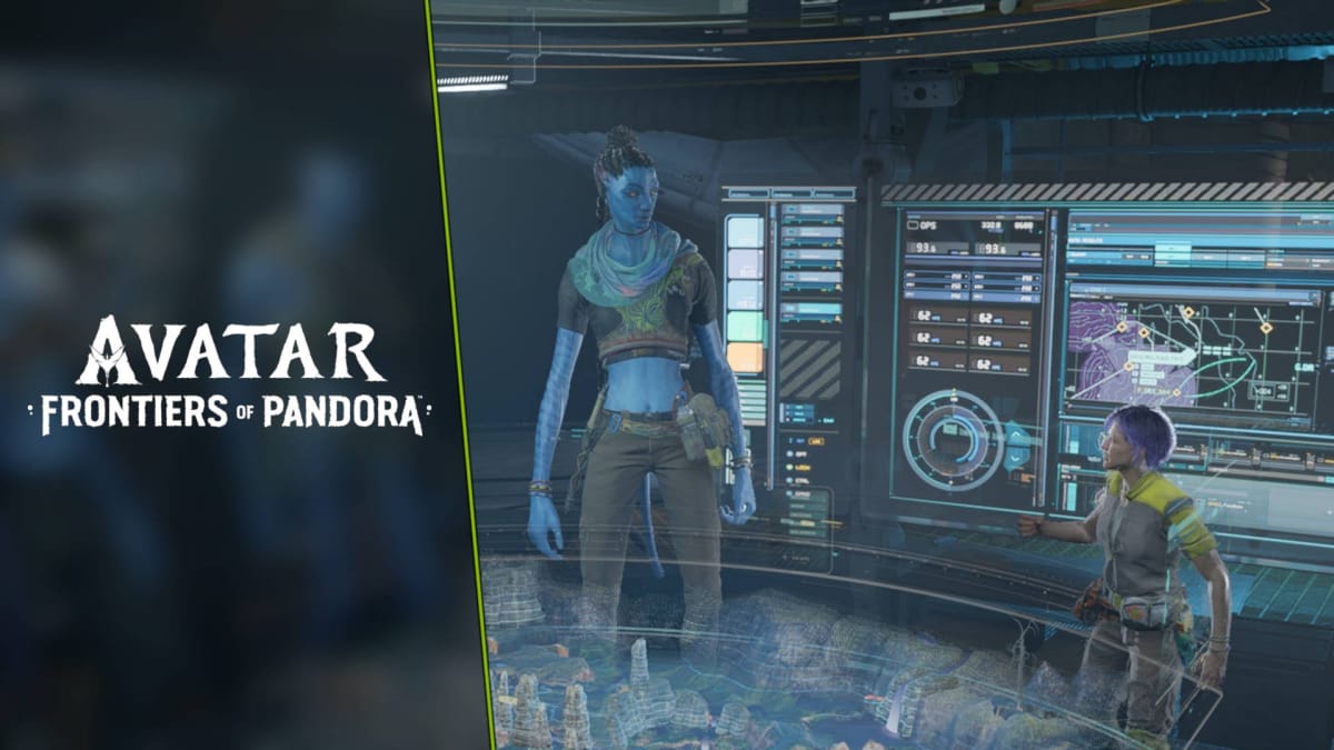 Avatar: Frontiers of Pandora Guide - Tips and Tricks for Beginners - Cover Image Priya and Alma Talking at the Holotable in Resistance HQ