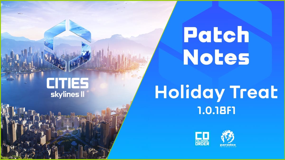 Cities Skylines 2 Holiday Treat Patch Visual