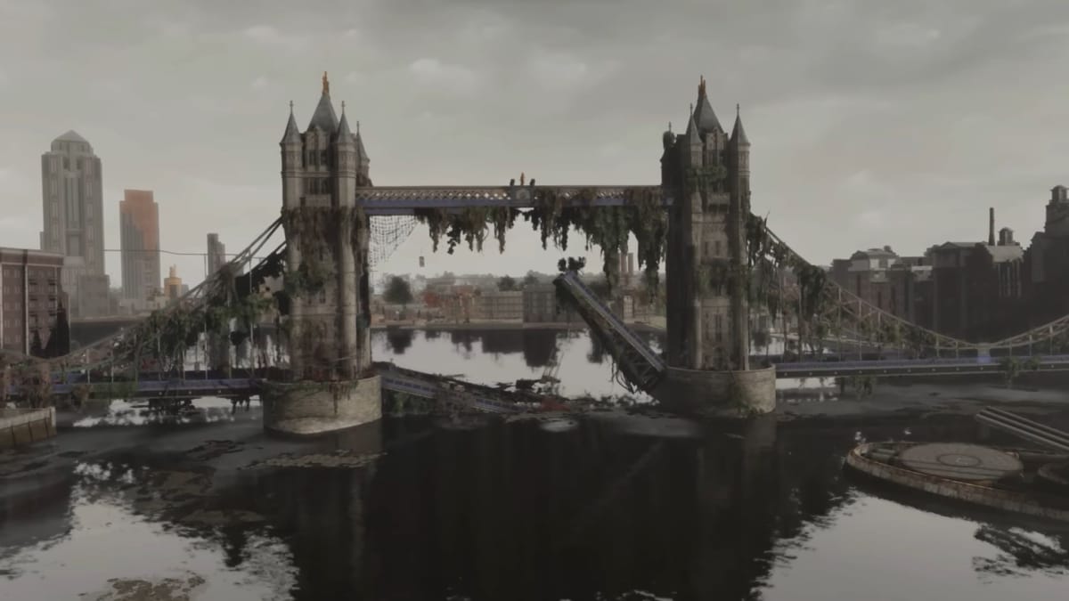 The Tower Bridge in Fallout London
