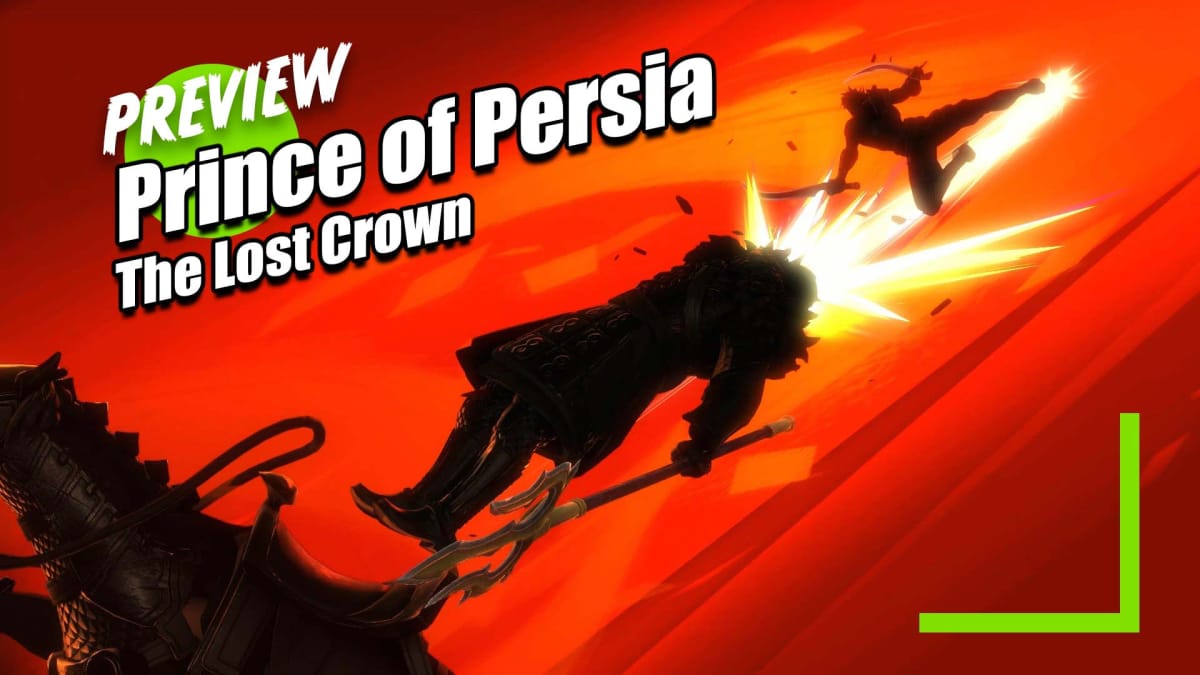 Sargon kicks a boss off his horse in Prince of Persia: The Lost Crown