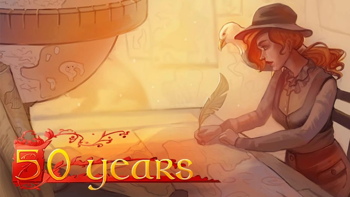 Image of the 50 Years Game Title Screen