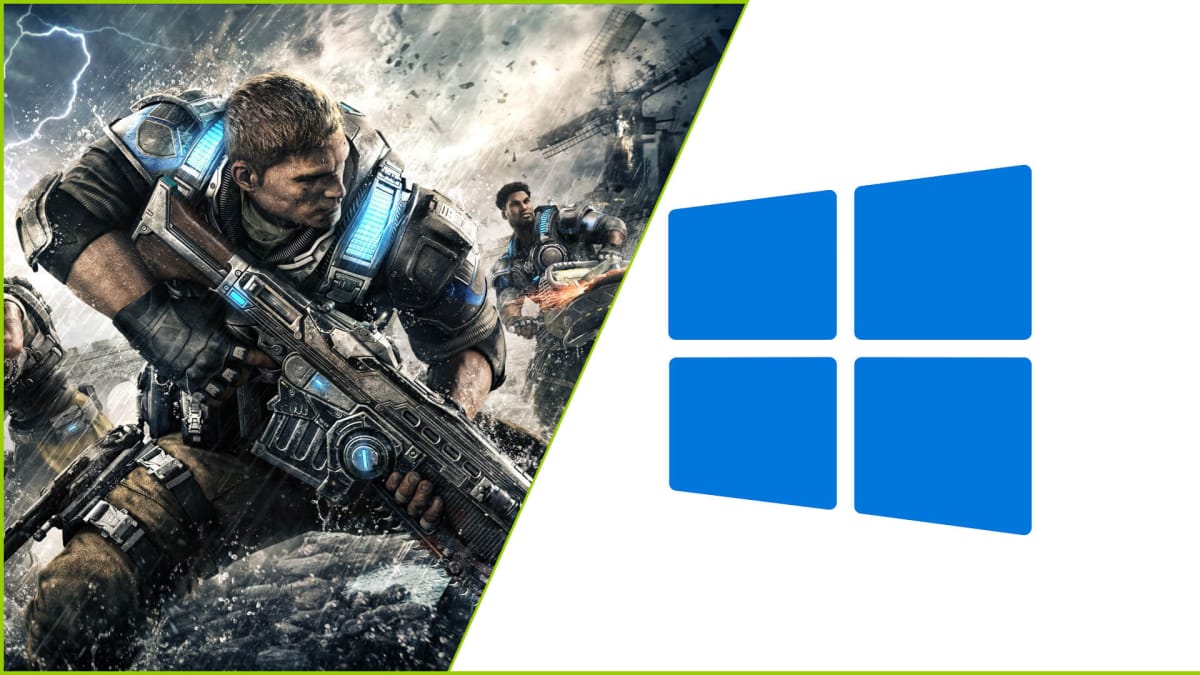 Gears of War 4 and Windows 10 Side By Side