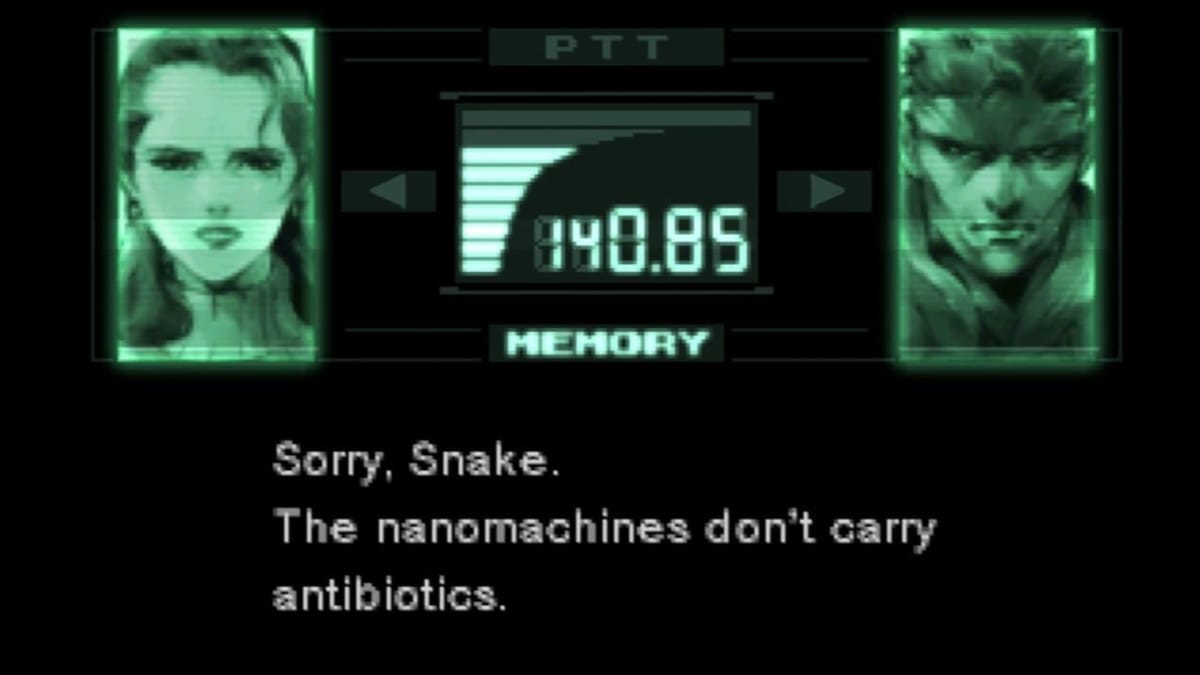 The Metal Gear Solid Codec can be seen