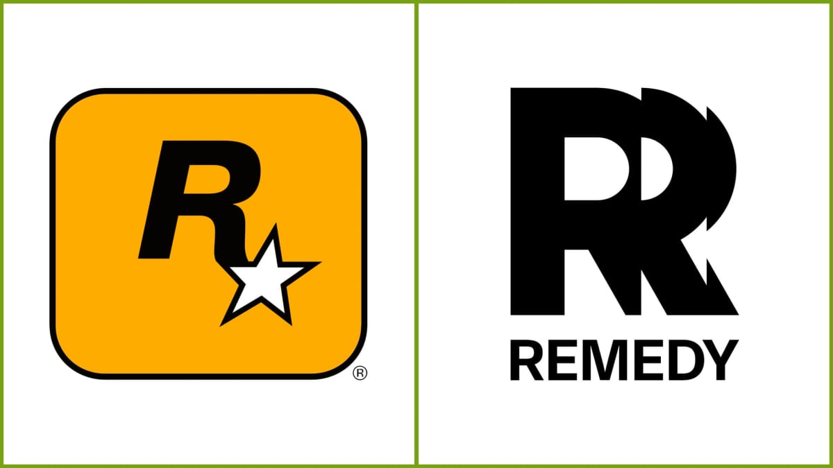 The Rockstar and Remedy logos next to one another