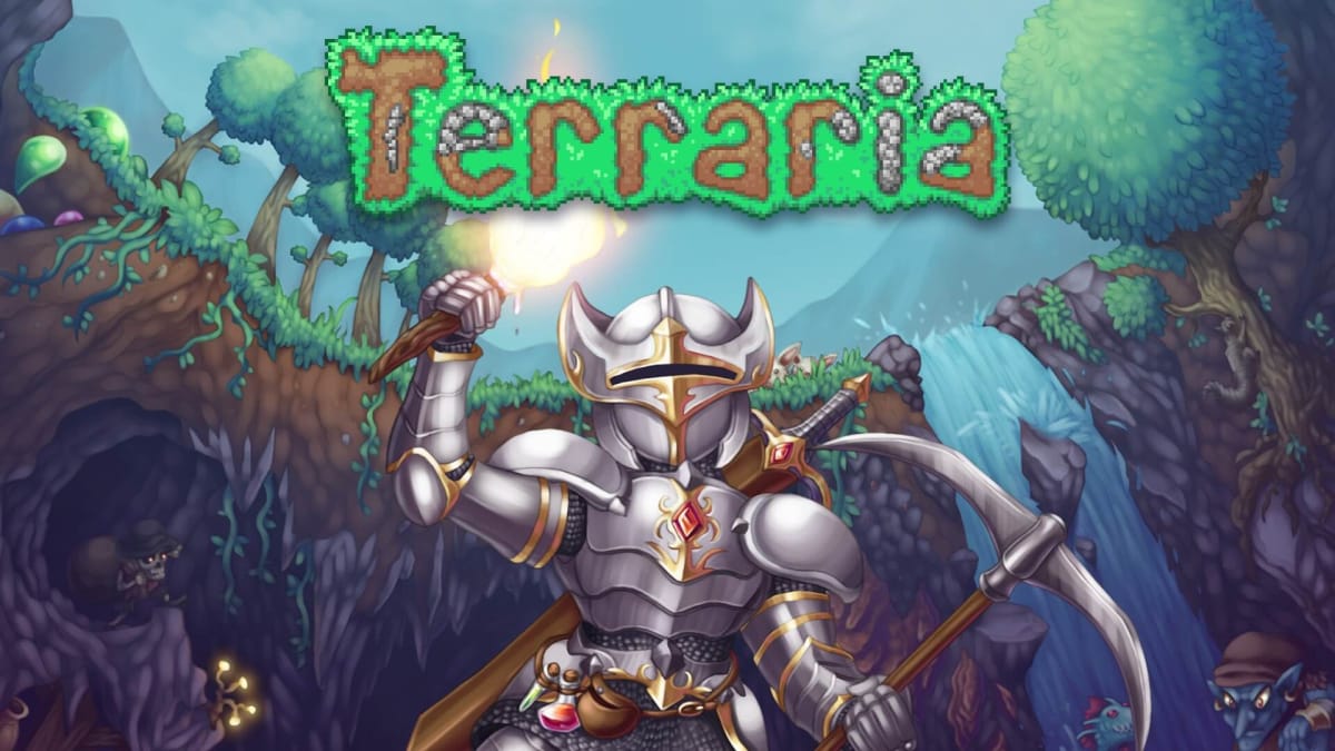 Terreria Logo and Character