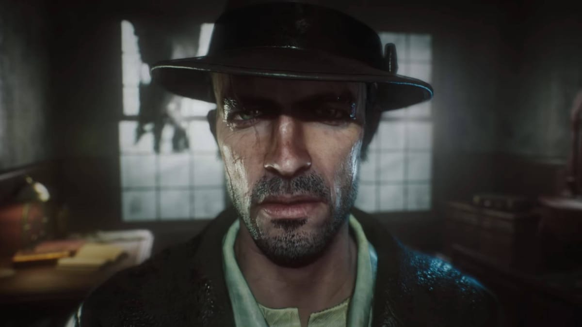 A close-up of protagonist Charles Reed in Frogwares' game The Sinking City