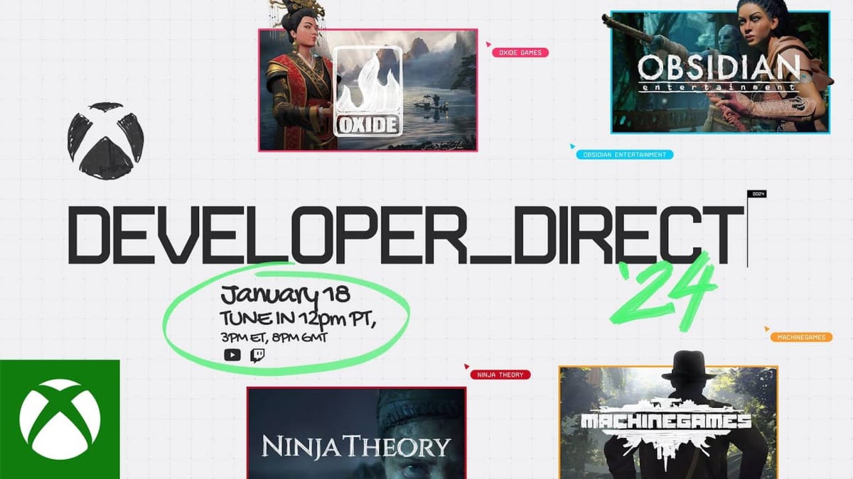 Xbox Developer Direct January 2024 Art