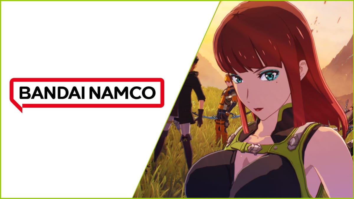 Bandai Namco Logo and Blue Protocol Screenshot