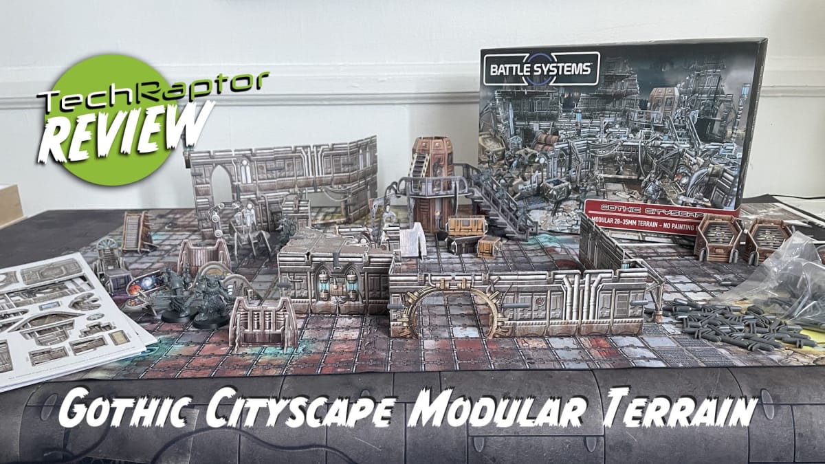 An image from our Battle Systems Gothic Cityscape set review