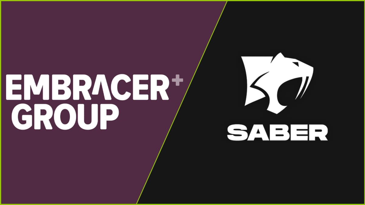 Embracer and Saber Interactive Logo