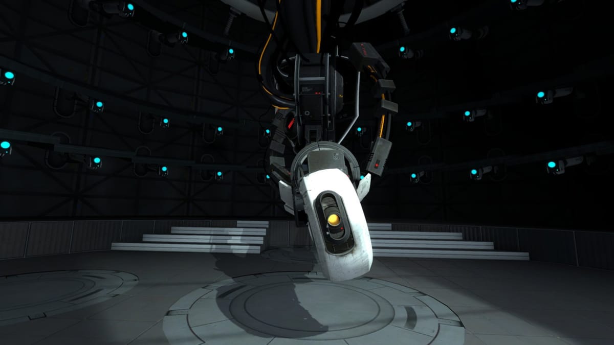 GLaDOS can be seen