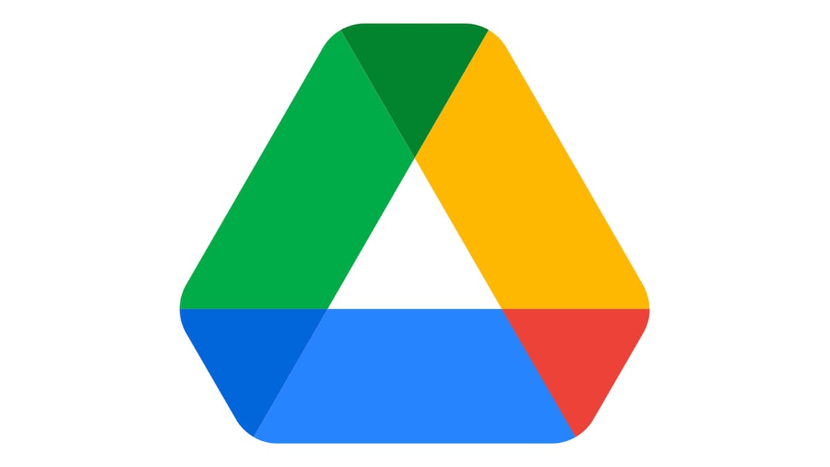The Google Drive logo against a white background