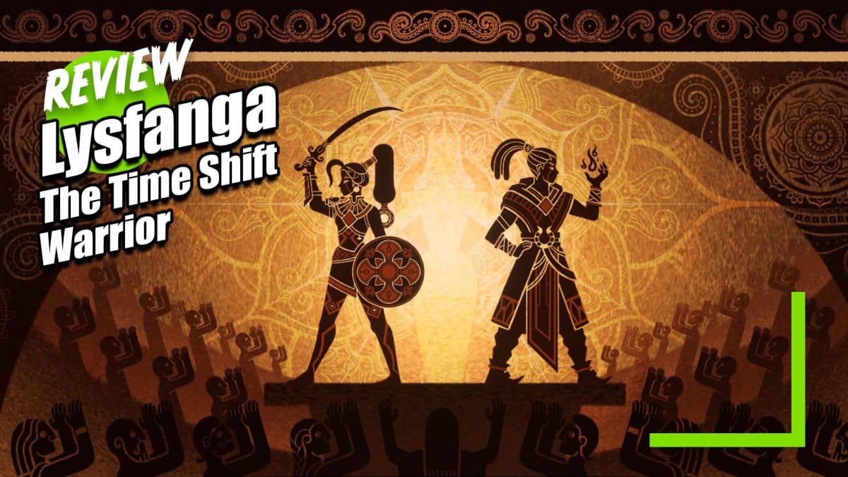 A screenshot from the opening cutscene of Lysfanga: The Time Shift Warrior, explaining who Ime is