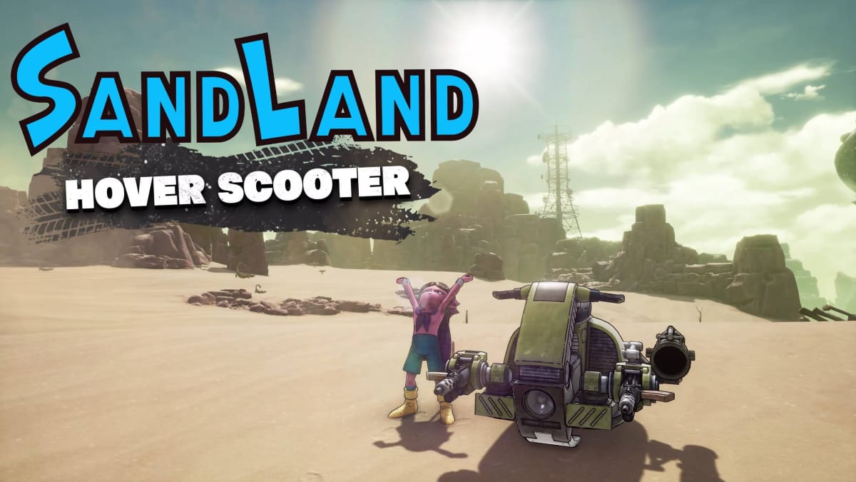 The Hover Scooter in Sand Land