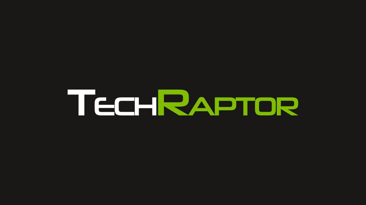 The TechRaptor logo against a black background
