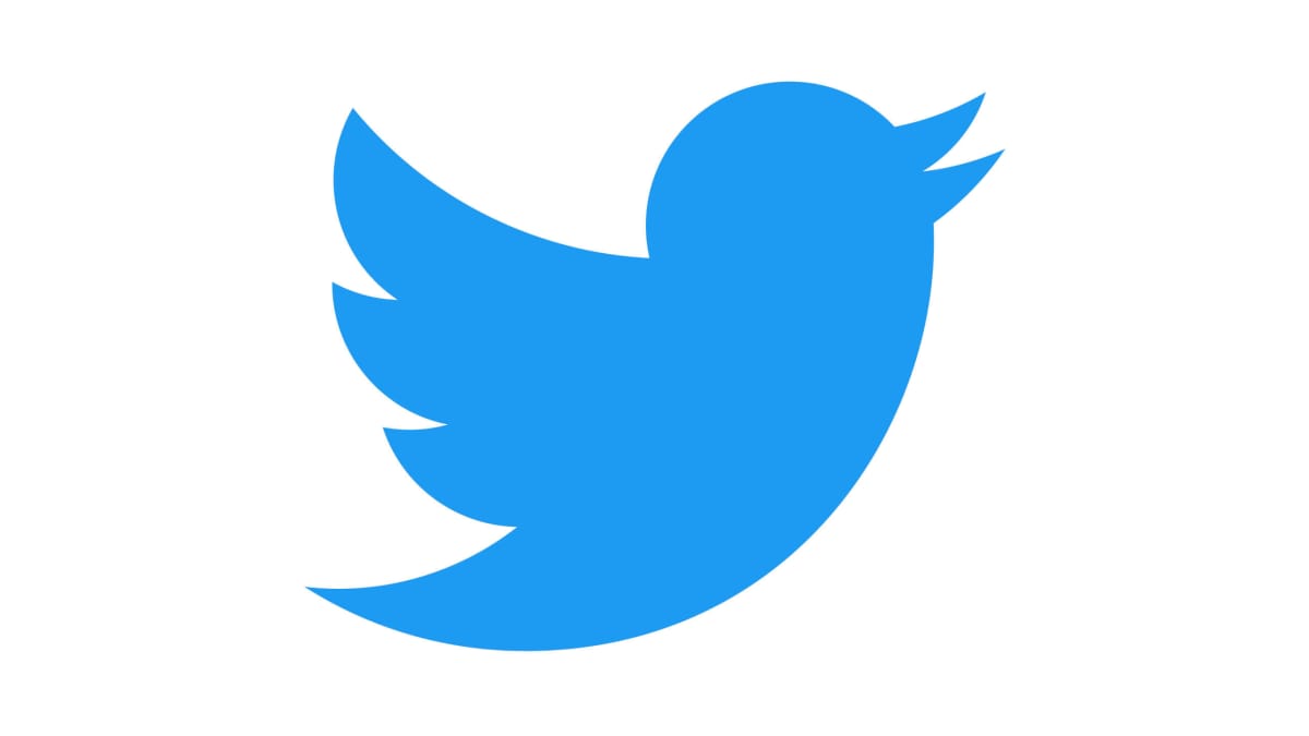 The (now-old) Twitter logo against a white backdrop