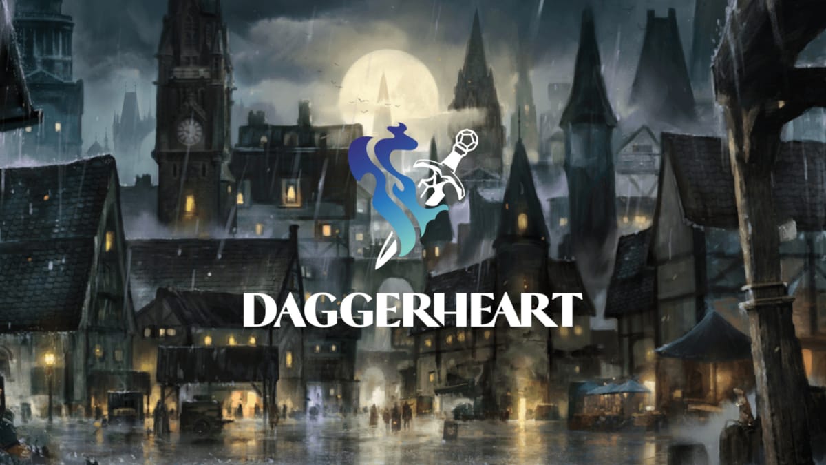 Artwork of one of the Daggerheart RPG Backgrounds with the game's logo