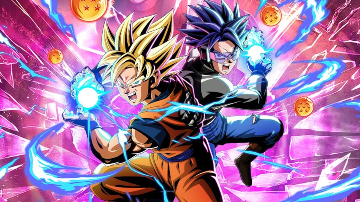 Goku and the Future Warrior in artwork for Dragon Ball Xenoverse 2