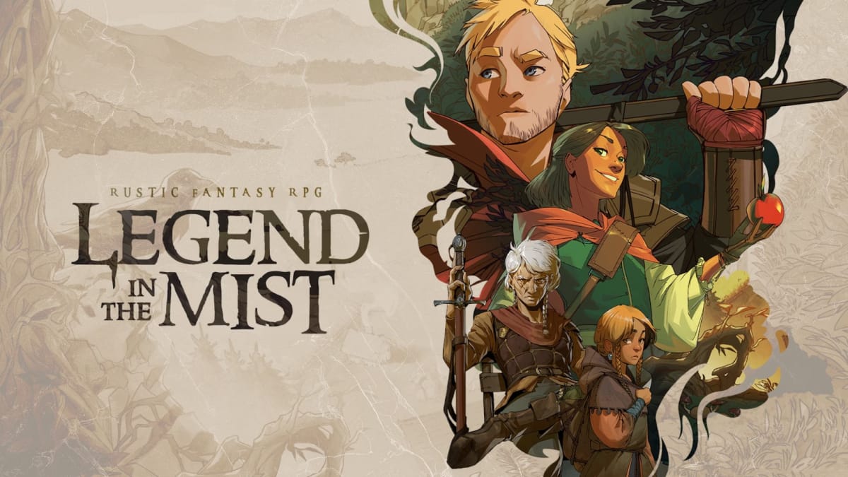 Promotional artwork for the fantasy TTRPG Legends in the Mist.