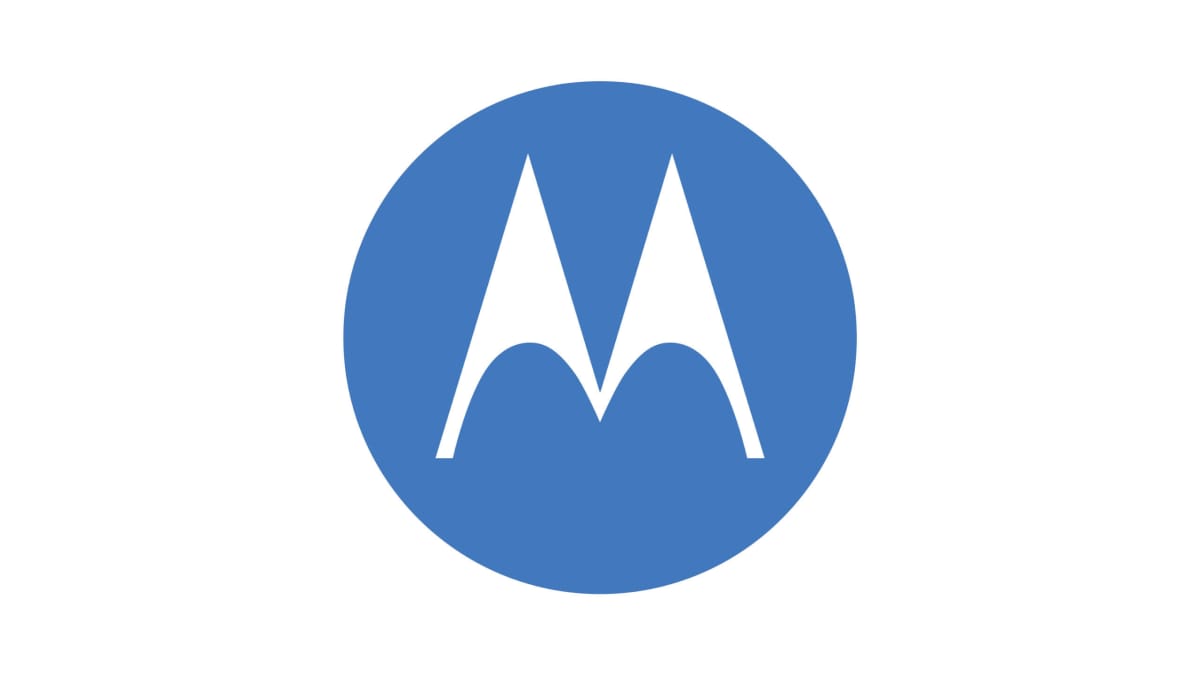 The Motorola logo against a white background
