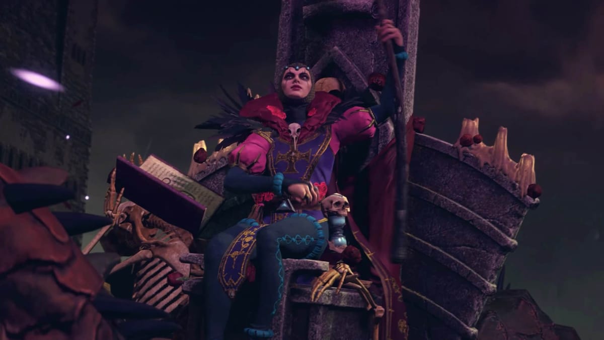 Elspeth von Draken, one of the Legendary Lords in the Total War: Warhammer 3 Thrones of Decay DLC