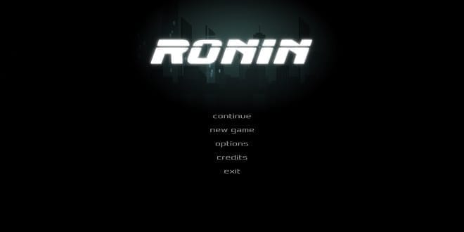Ronin Title Screen