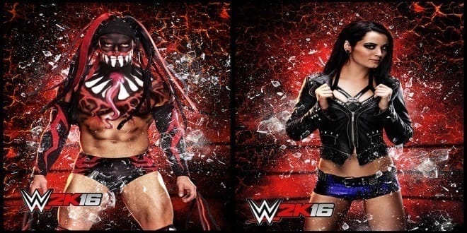 WWE 2K16 Fin and Paige