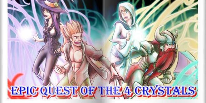 Epic Quest of the 4 Crystals Title