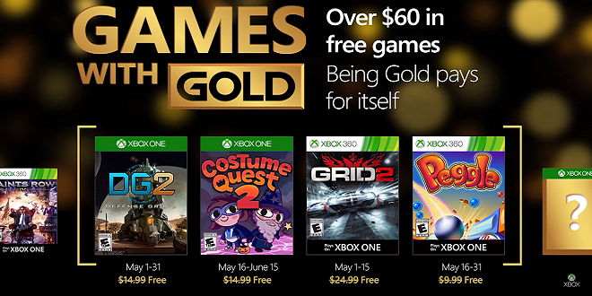 Games with Gold May 2016 Preview