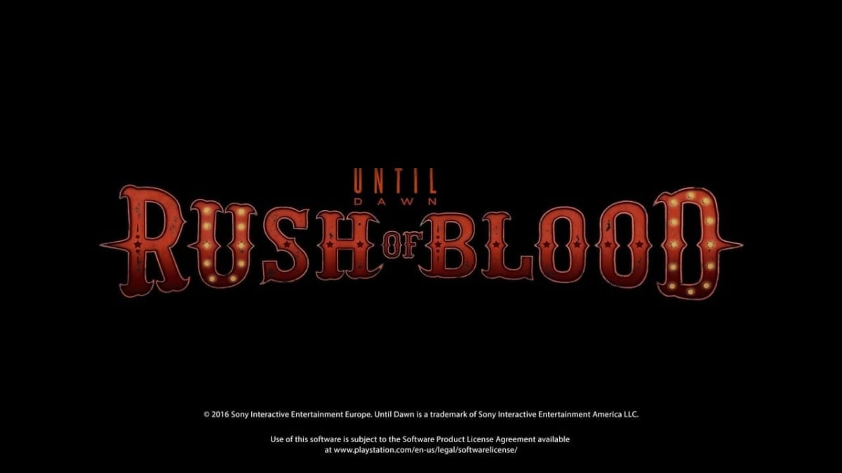 Until Dawn: Rush of Blood Header