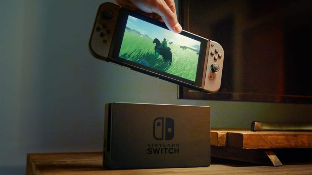 Nintendo Switch Reveal Image with Zelda